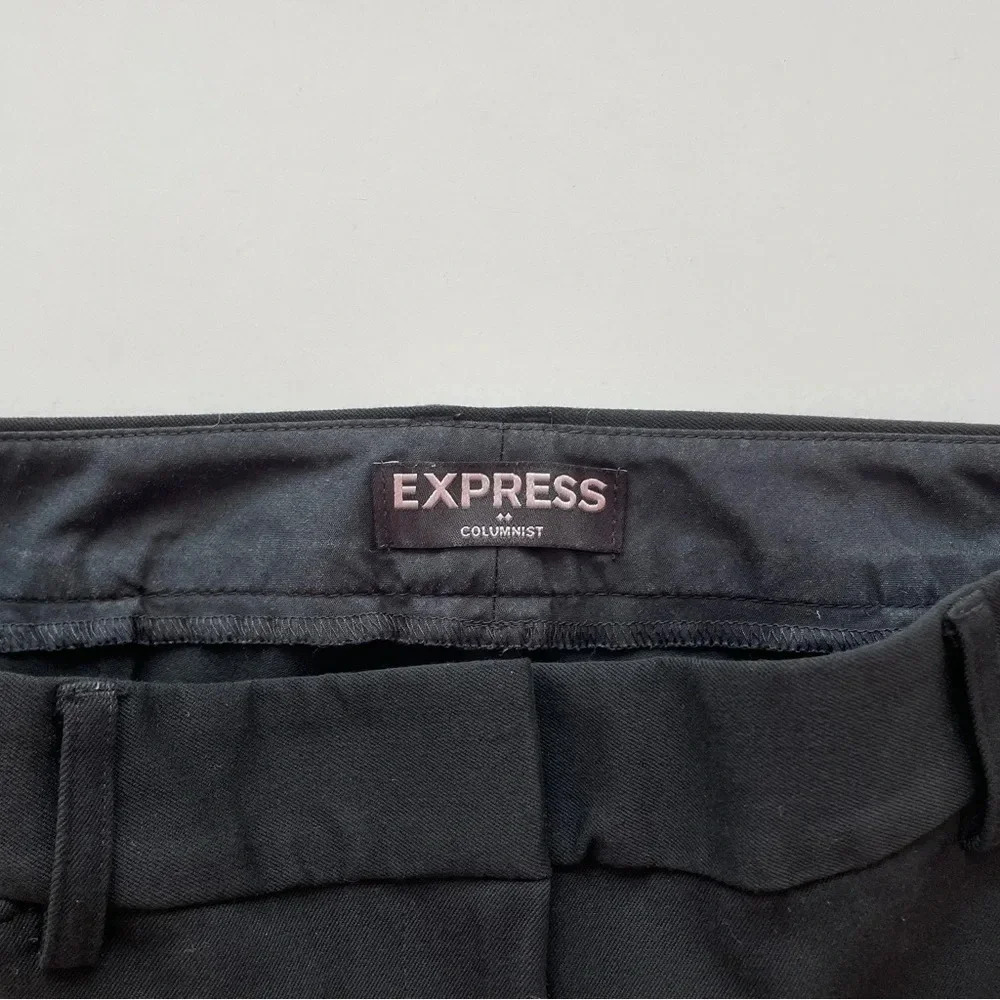 Express Columnist Stretch Ankle Mid Rise Size 2S Black Pants - Picture 8 of 10